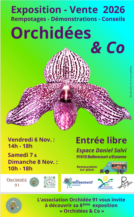 Exposition d'orchidées de Ballancourt (91)